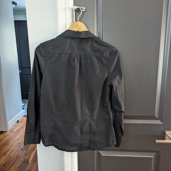 Black Button Up Dress Shirt - Picture 5 of 6